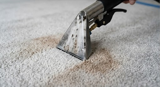 Carpet drying process